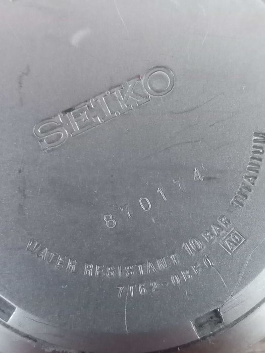 Seiko Chronograph Titanium 7T62-0BF0