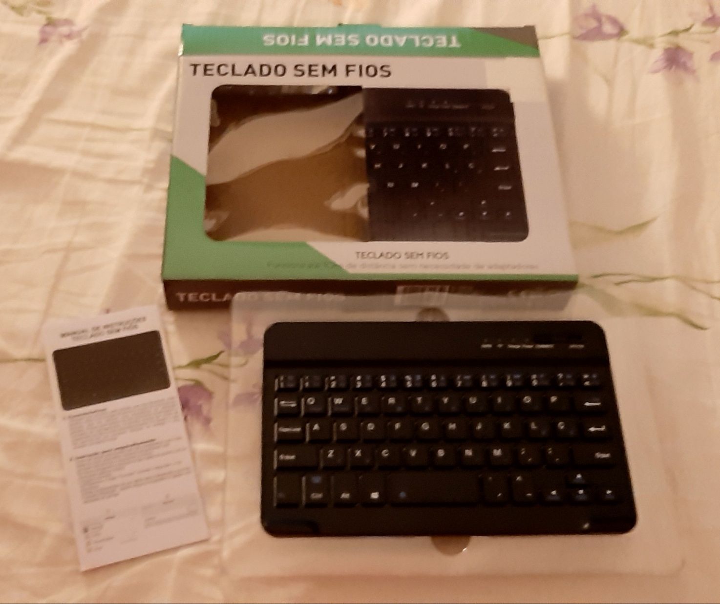 Teclado sem fio.