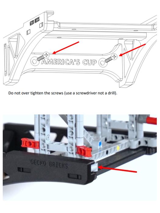 Кронштейн / Кріплення для LEGO Technic Яхта Emirates Team AC75 (42174)