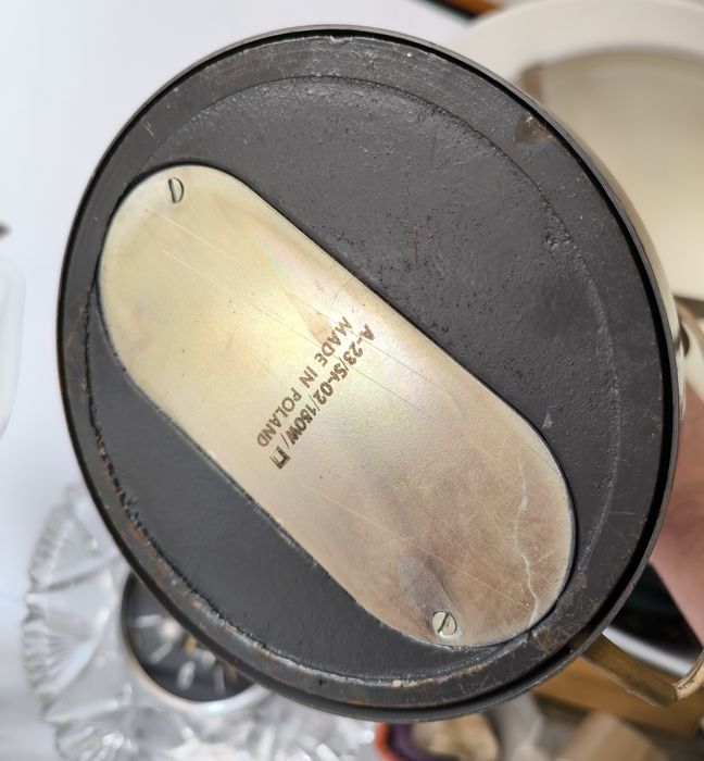 Lampa biurkowa piękna stara PRL