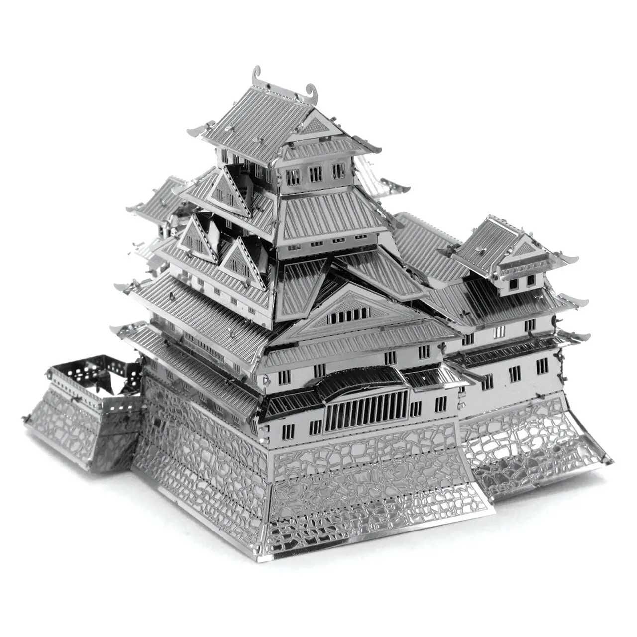 Puzzle 3D - zamek Himeji w Japonii  - metalowe wycinane laserem- 14+