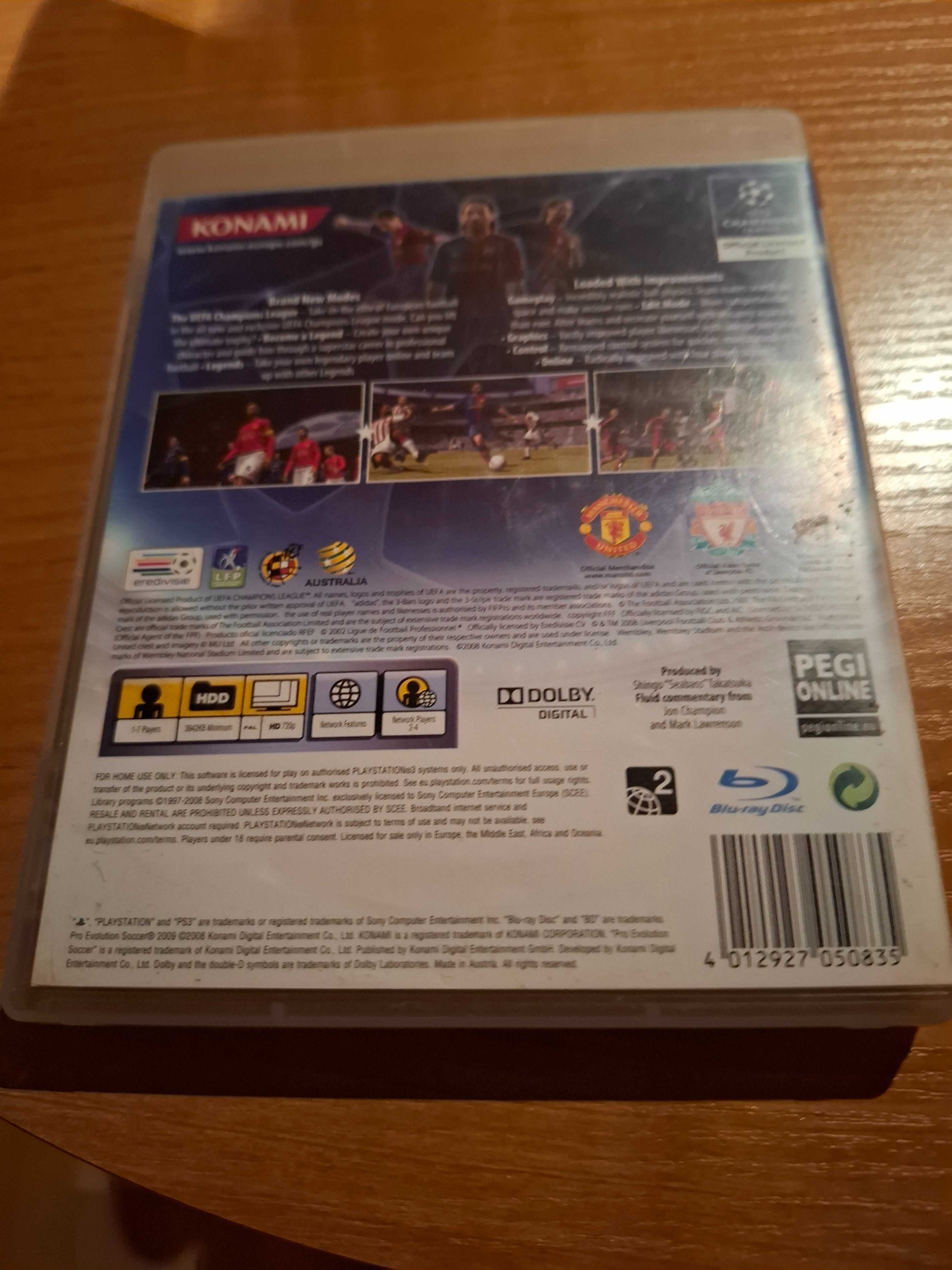 Pro evolution soccer 2009 ps3