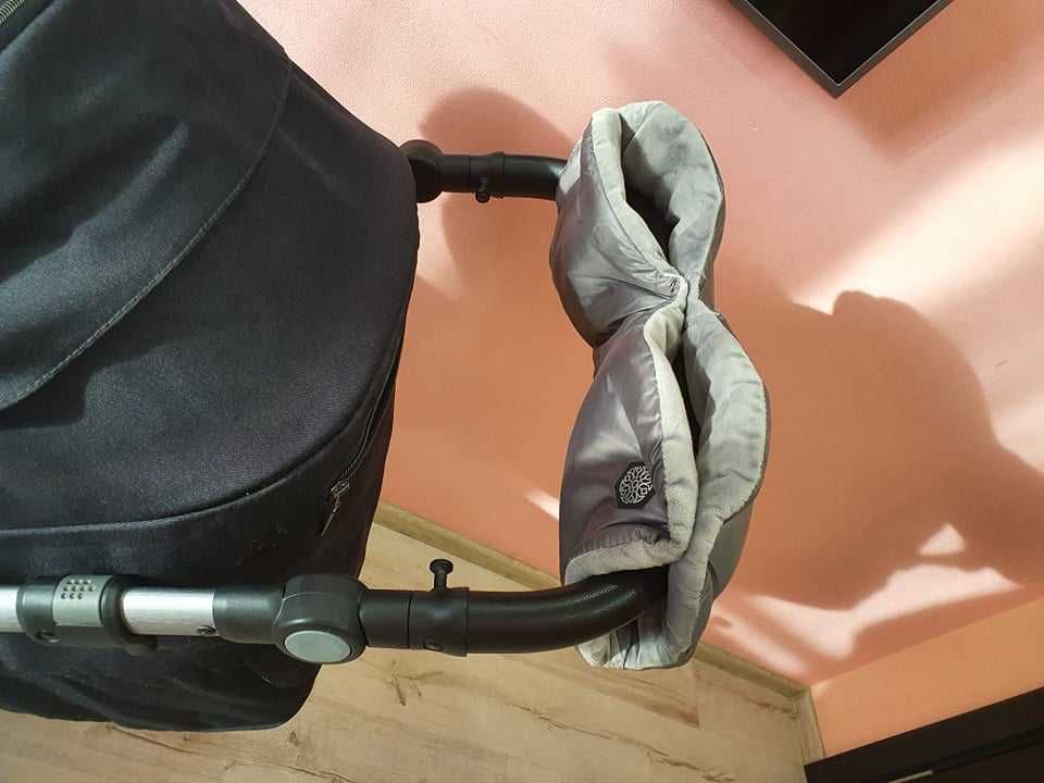 Найкраща коляска 2 в 1 Baby Design Husky Чорна