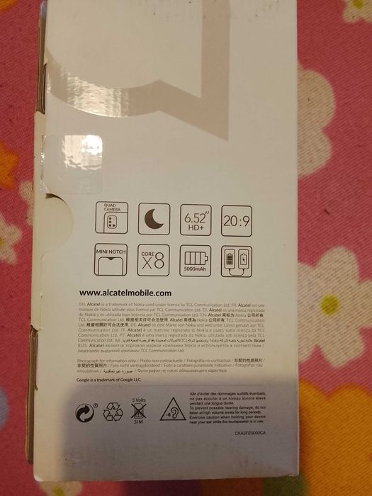 Alcatel 3x para arranjo.