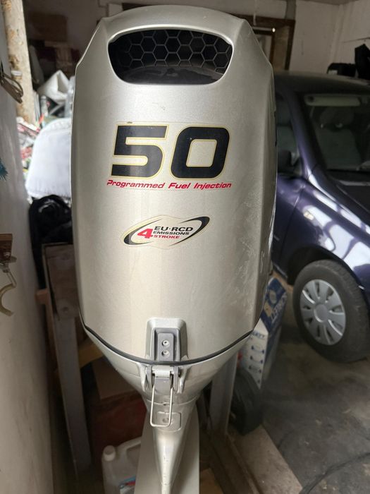 Казанка 5м Honda bf50 инжектор + лафет