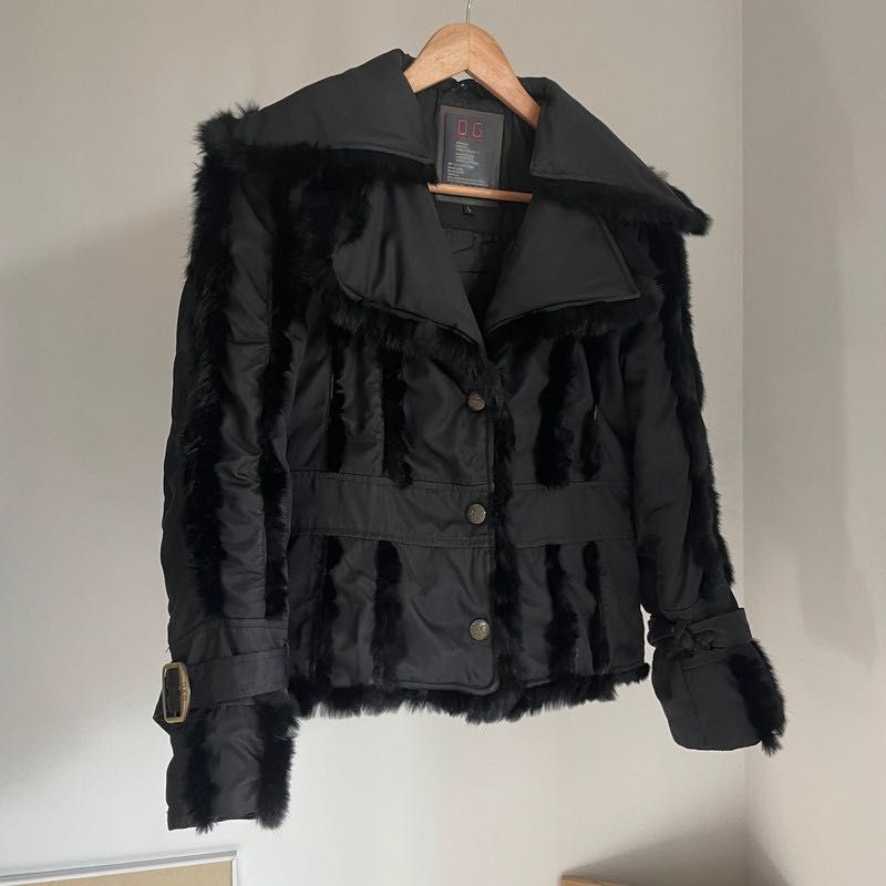 Kurtka D&G czarna chic avant garde awangardowa Dolce & Gabbana L