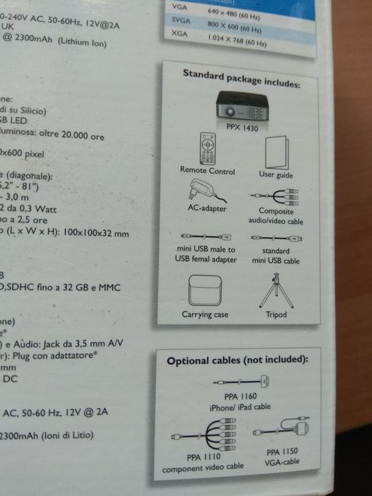 Видеопроэктор PHILIPS