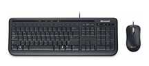 Zestaw klawiatura + mysz Microsoft Wired Desktop 600 Czarna
