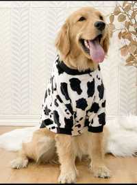Bluza dla małego psa w krowie łaty ubranko ubranie sweter krowa