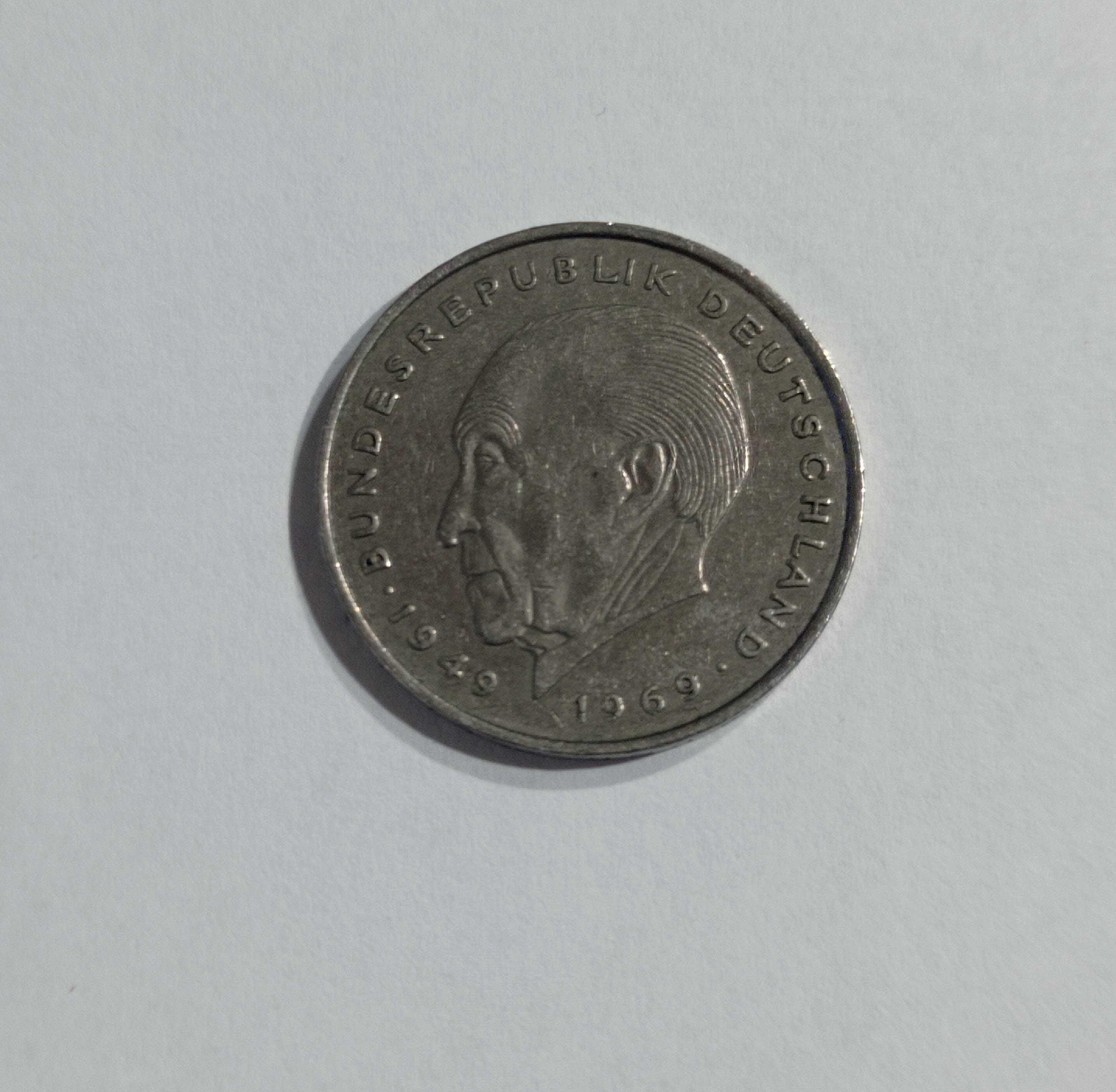 Moneta 2 marki 1972 Niemcy