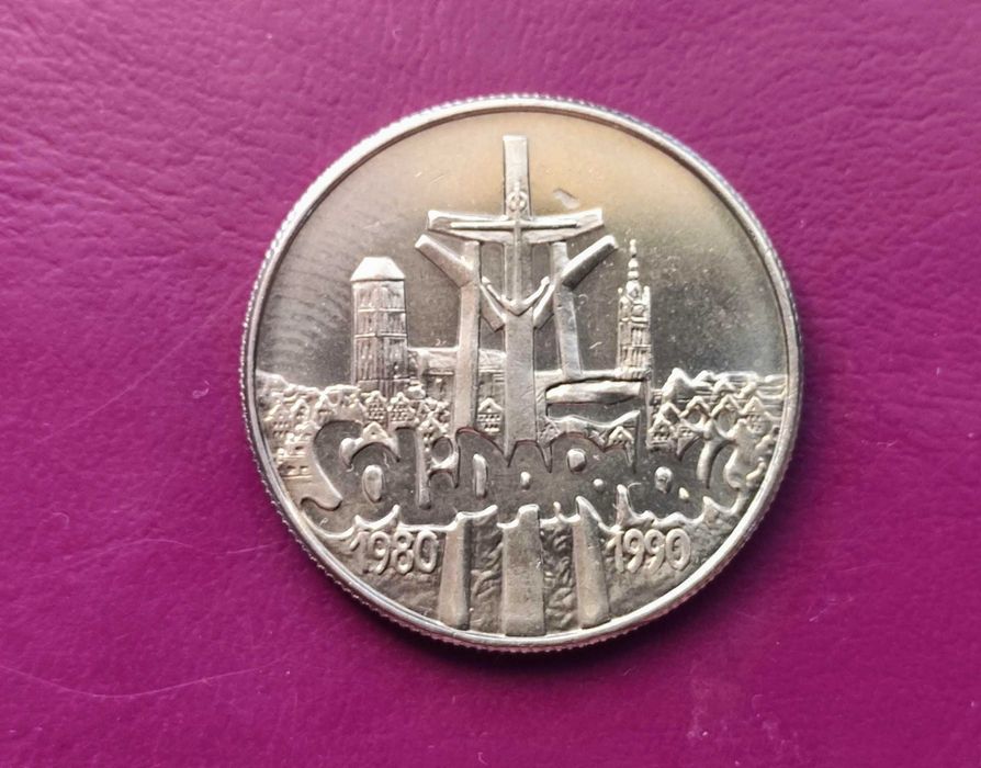 Moneta - 10.000 złotych 1990 - SOLIDARNOŚĆ - Mennicza