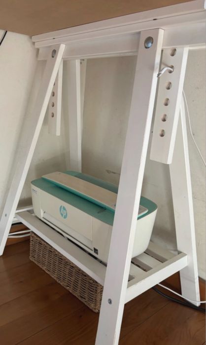 Cavaletes para secretaria - branco