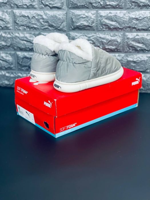 Тапочки зимние Пума мембрана Gore-Tex водонипроницаемые дутики Пума