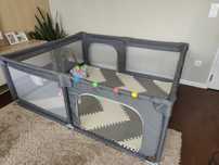 Parque infantil para bébés - 180cm/150cm