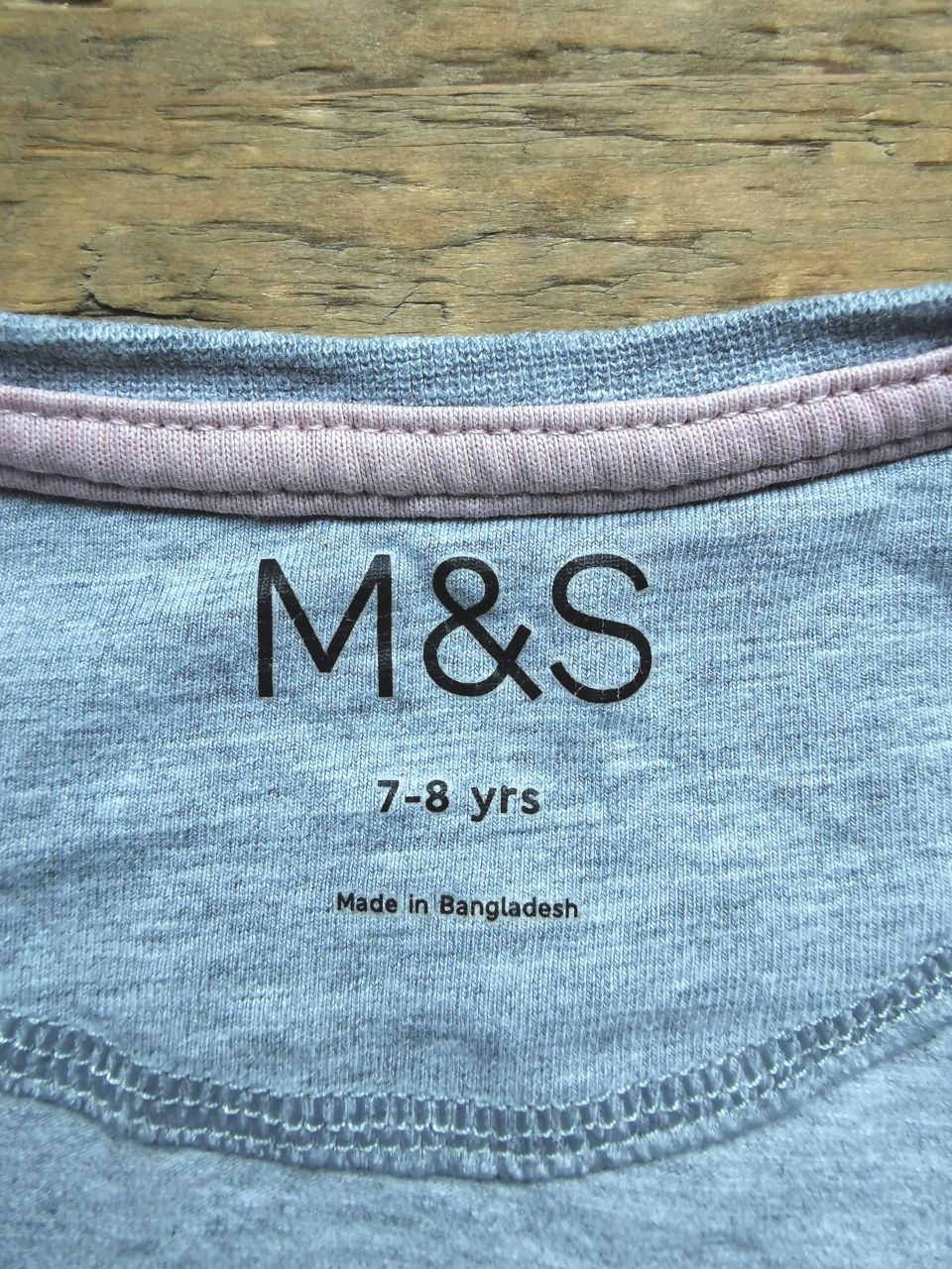 M&S bluzka na długi rękaw moro, rozmiar 128 cm