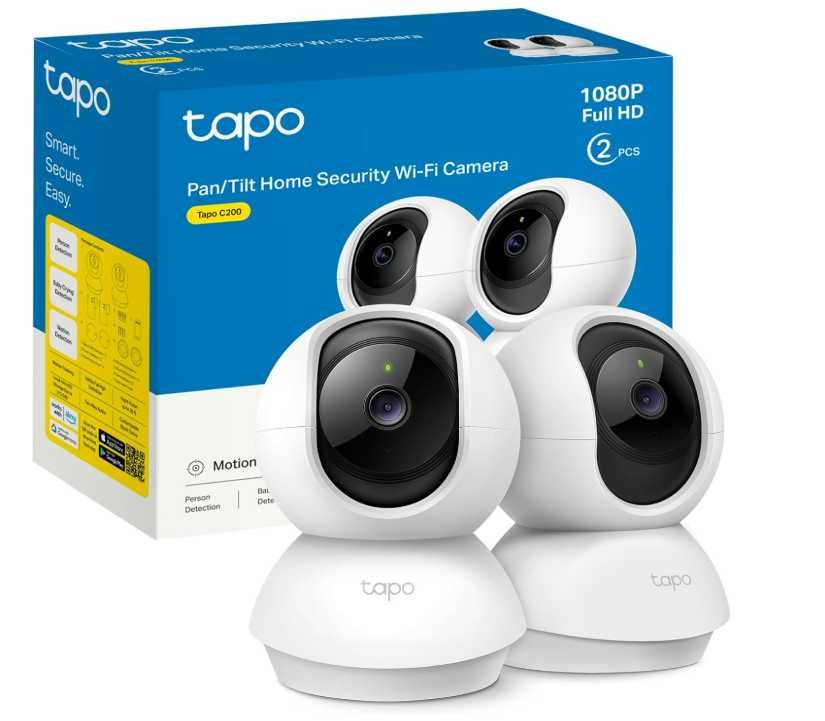 Tapo C200 – Câmara WiFi FHD 360° | Brand New & Unopened