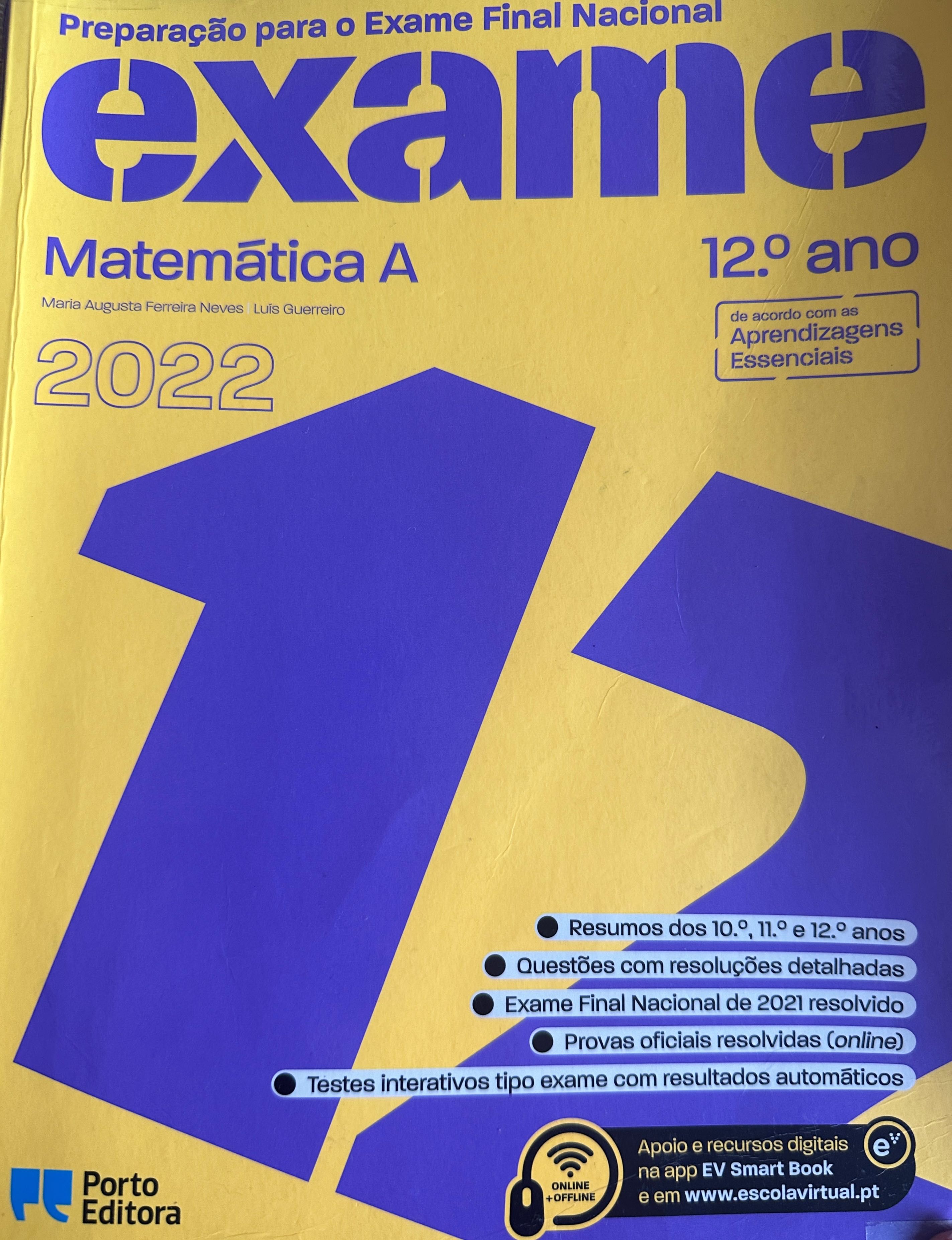 Livro preparação exame Matemática