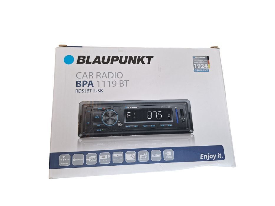 Blaupunkt Bpa 1119 Bt Radio 1-Din Dab+ Bluetooth, Sd, Usb, Aux