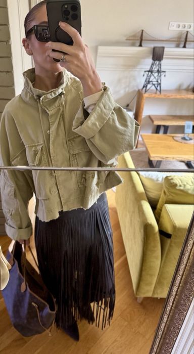 Спідниця з бахромою від Mango