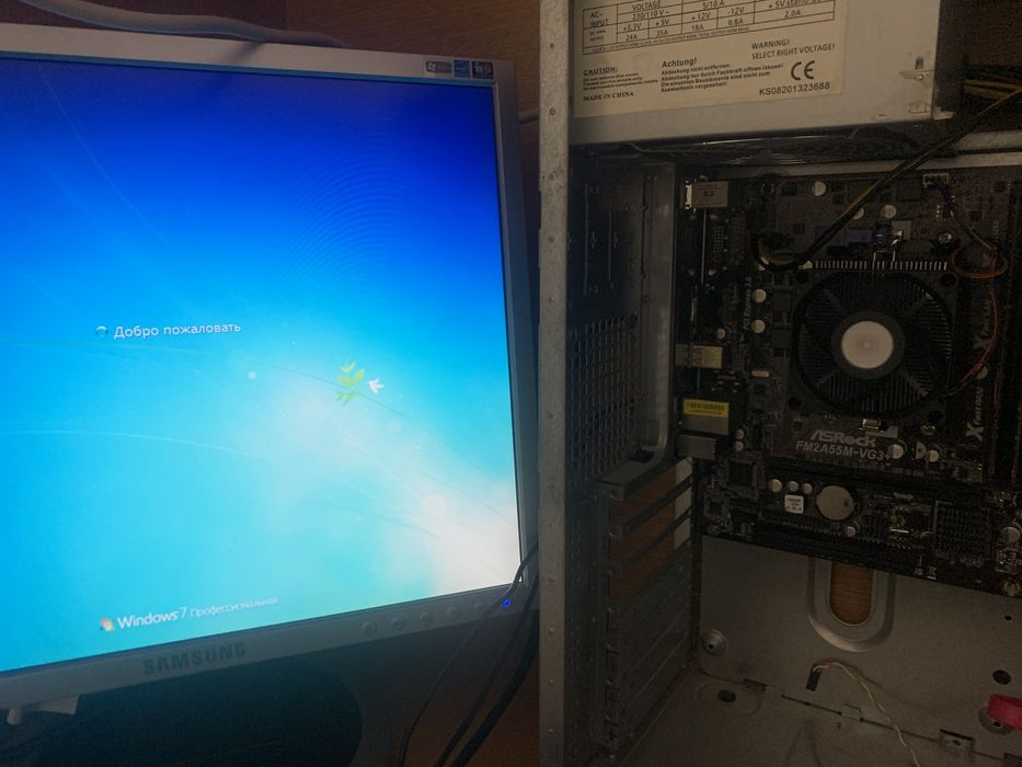 FM2+ Материнськая плата asrock fm2a55m-vg3+