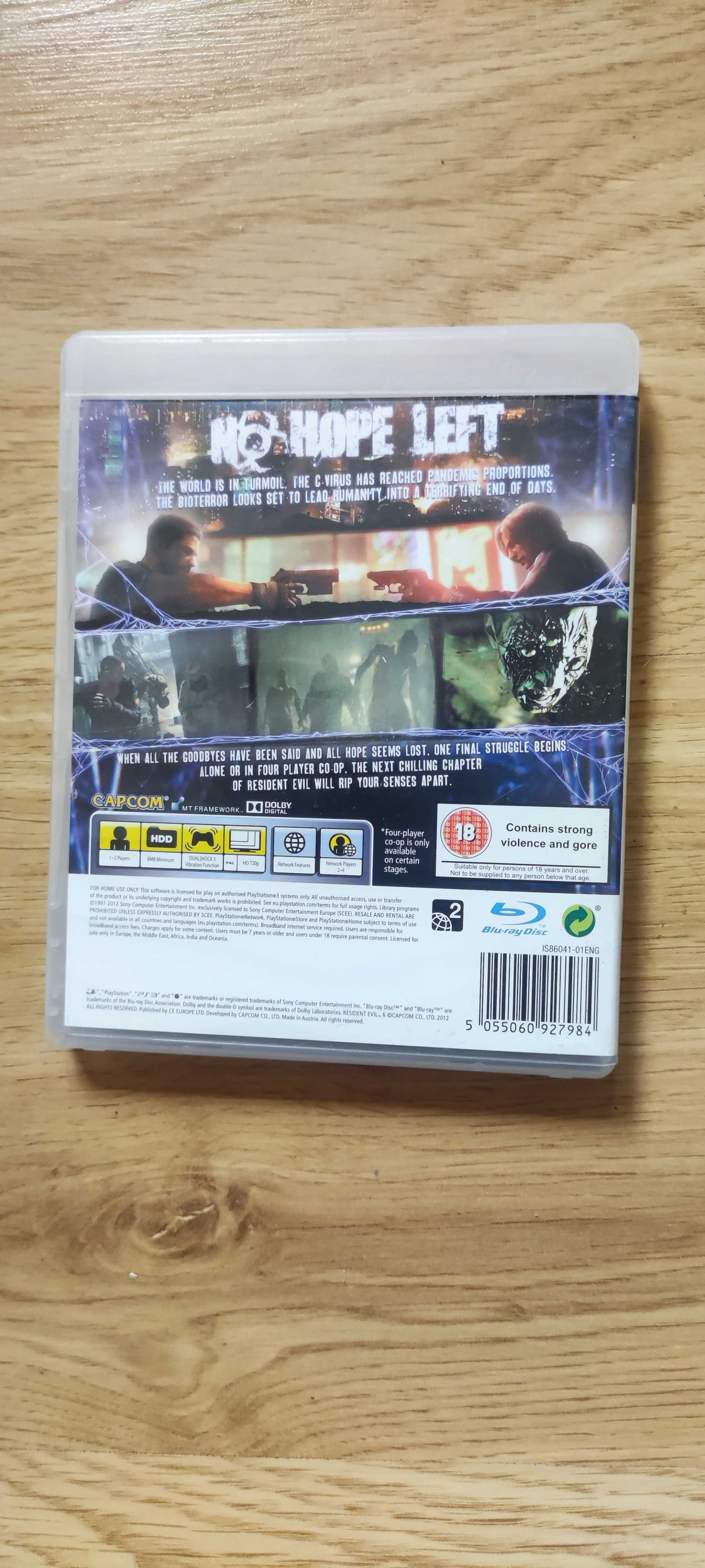 Resident Evil 6 gra ps3 pl