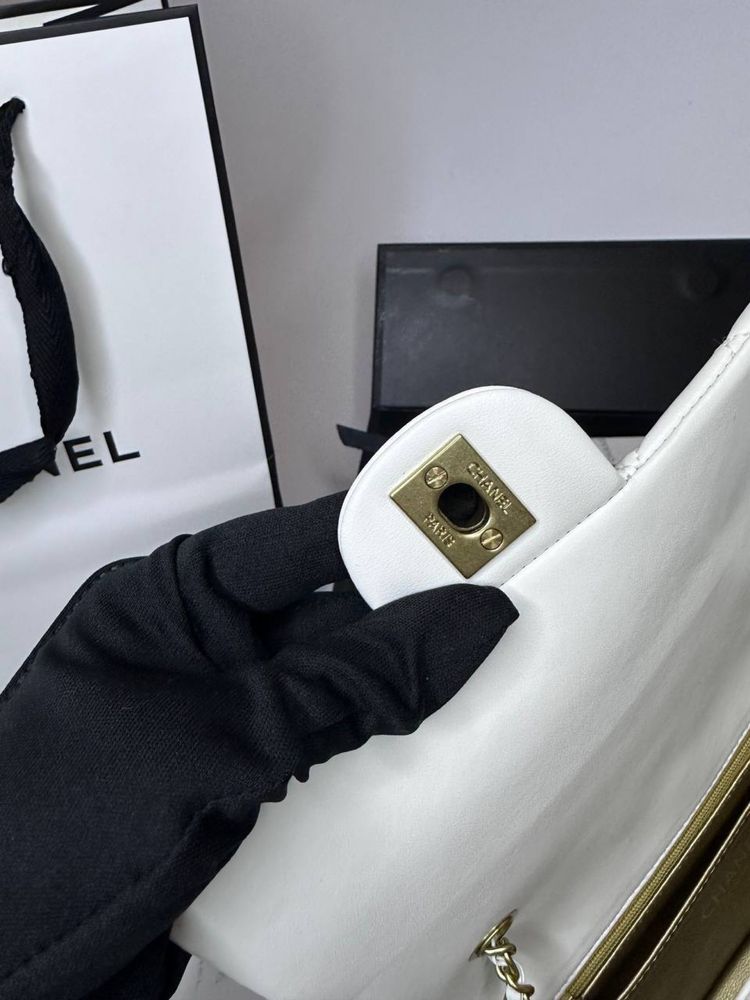 Жіноча сумка з натуральної шкіри Chanel Шанель