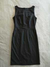 Szara elegancka ołówkowa sukienka w kratkę kratę H&M 38 jak nowa