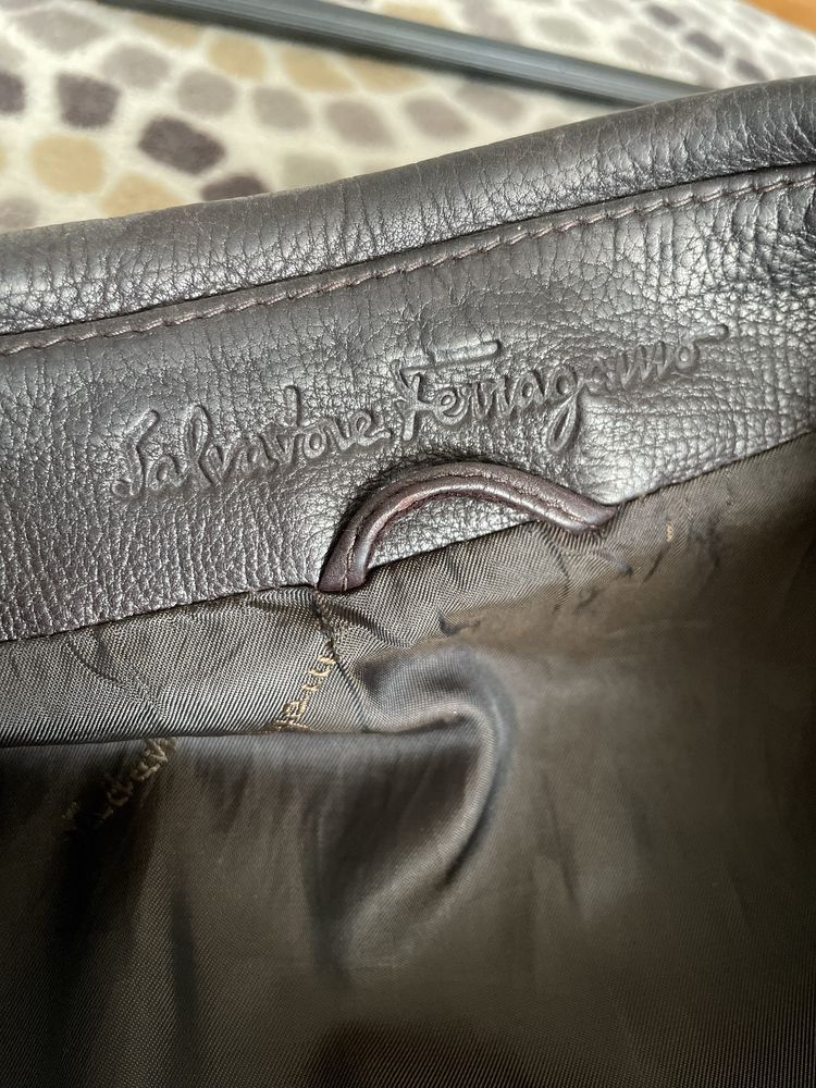 Куртка шкіряна Salvatore Ferragamo