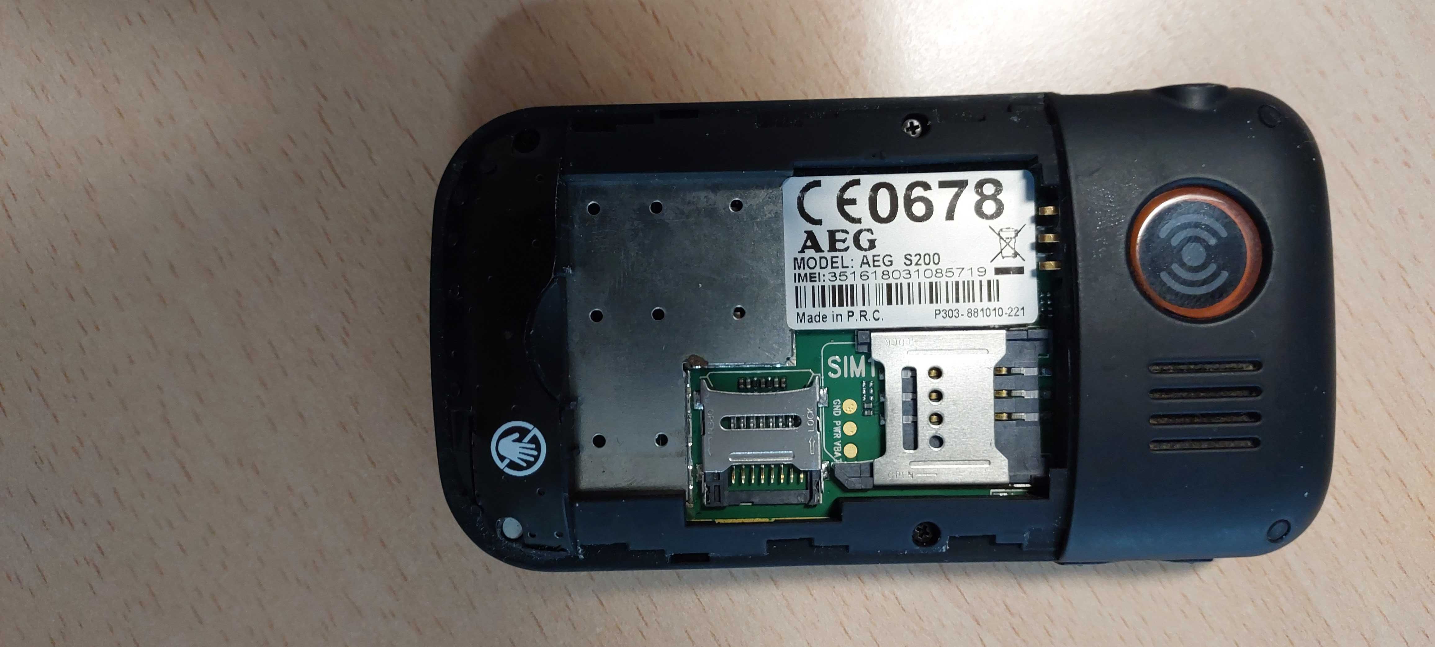 Telemóvel de Concha AEG Mod S200
