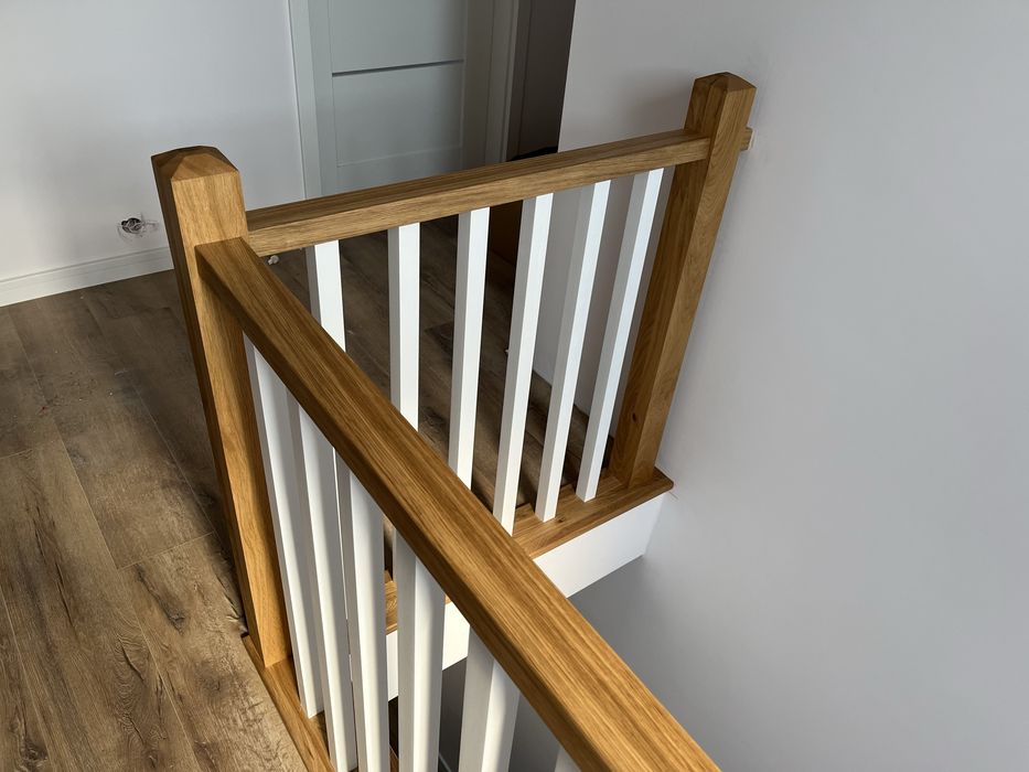 Schody na beton dębowe jesionowe