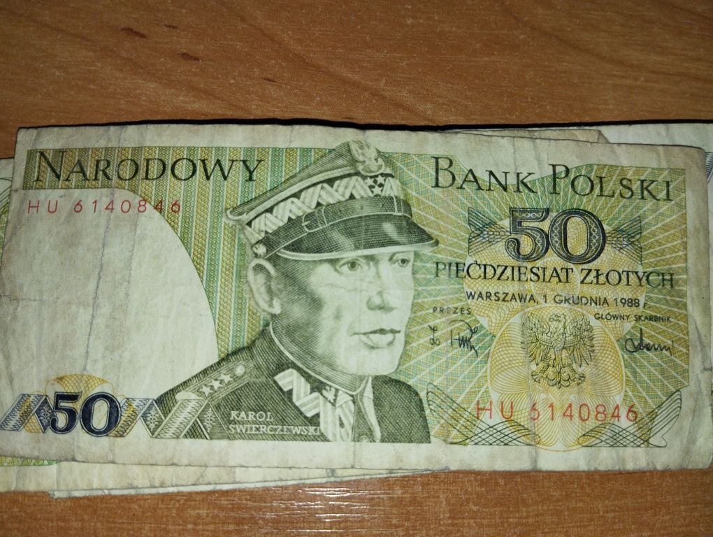 Banknot 50zl 1988/86 PRL
