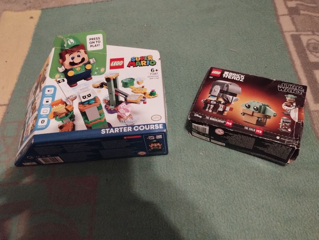 LEGO 71387 + 75317, Luigi, Grogu, Mando