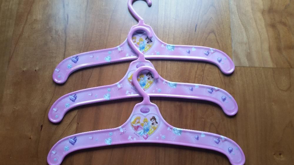 NOVOS| 6 Cabides Infantis Princesas Disney + Animais