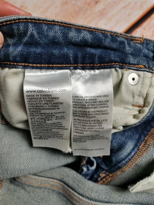 Spodnie jeansy Calvin Klein