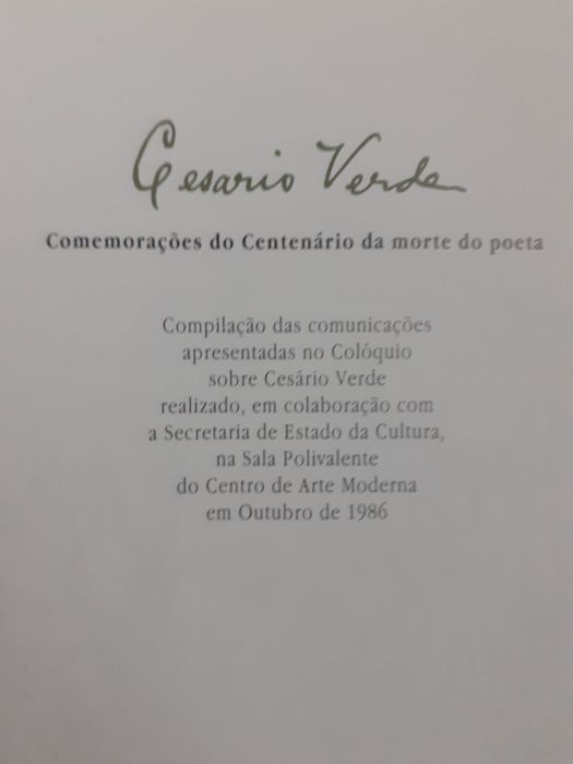 Cesário Verde, comemorações centenário