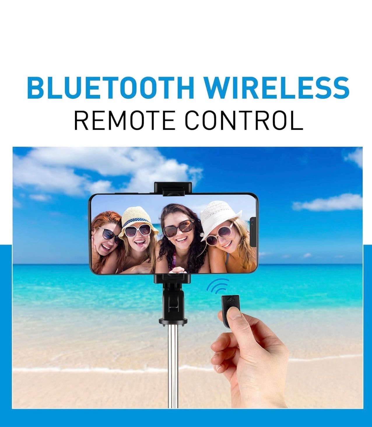 Grundig Kijek do selfie i statywu, statyw do smartfona, z pilotem