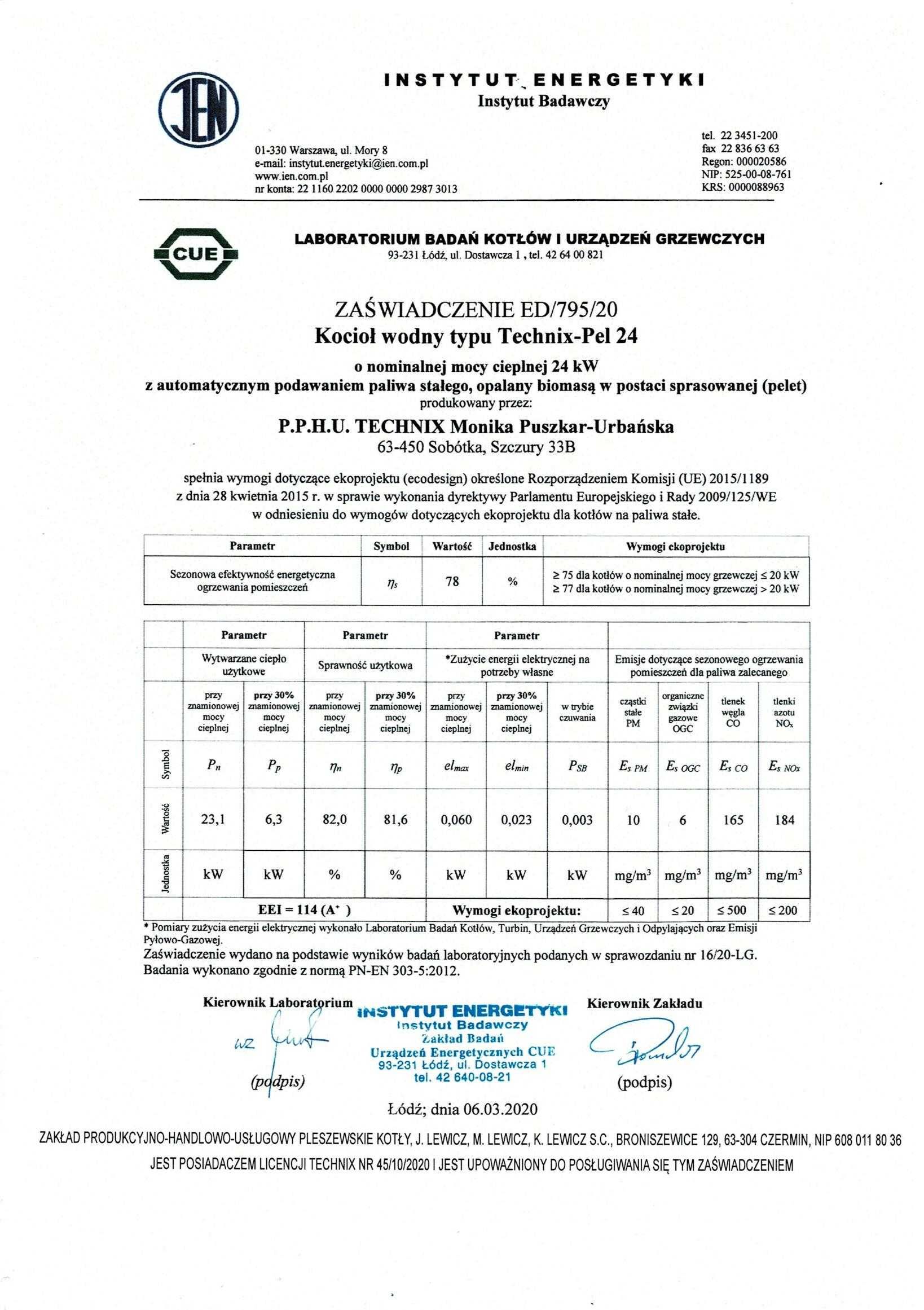 Kocioł z Podajnikiem 24kW Ekogroszek 5 klasa Ekodesign Dostawa Gratis