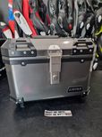 MotoSzafa Kufer aluminiowy centralny Awina srebrny 45L Duży !gratisy!
