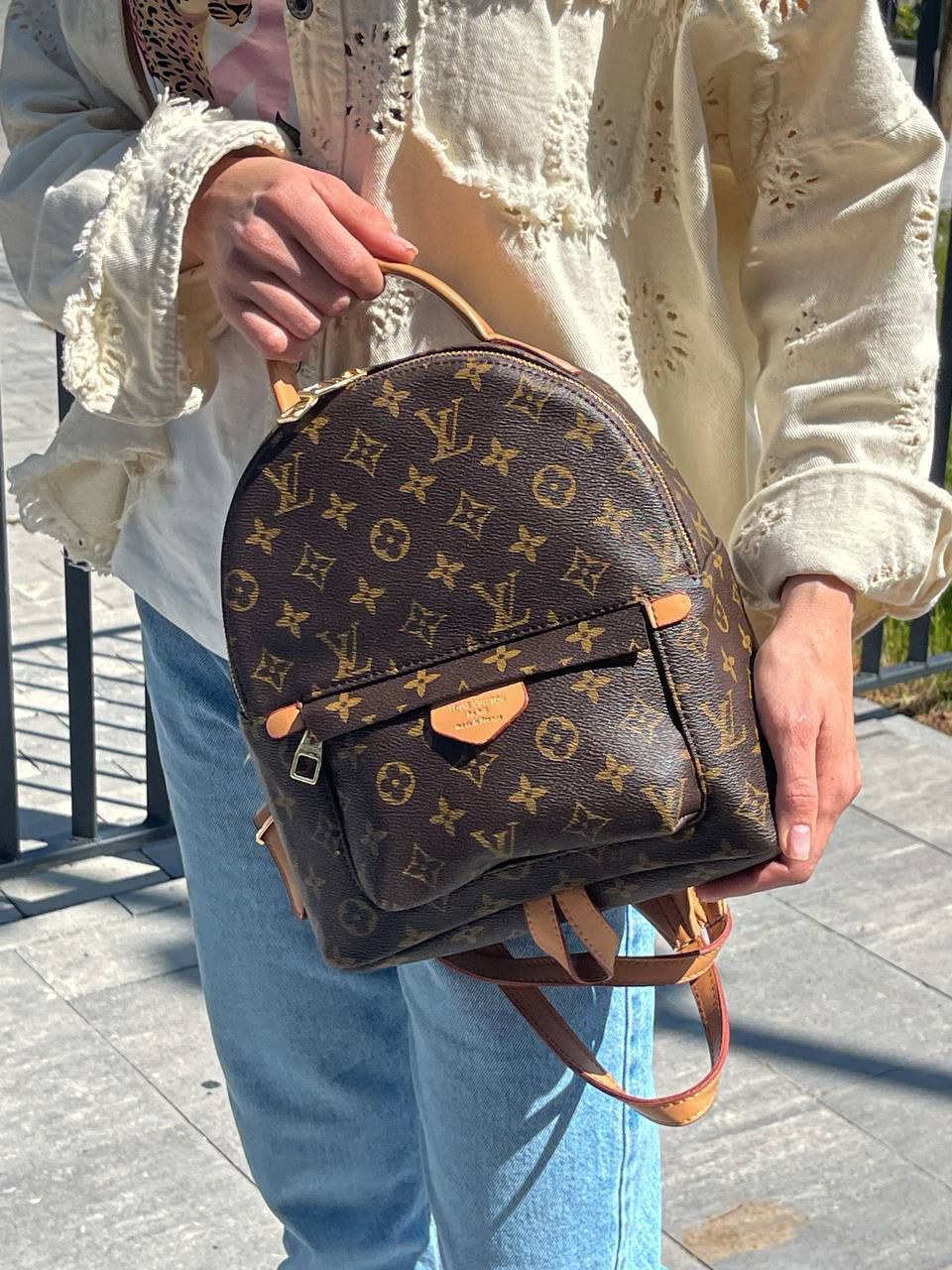 Женский рюкзак сумка  подарок на 14 февраля Louis Vuitton Palm