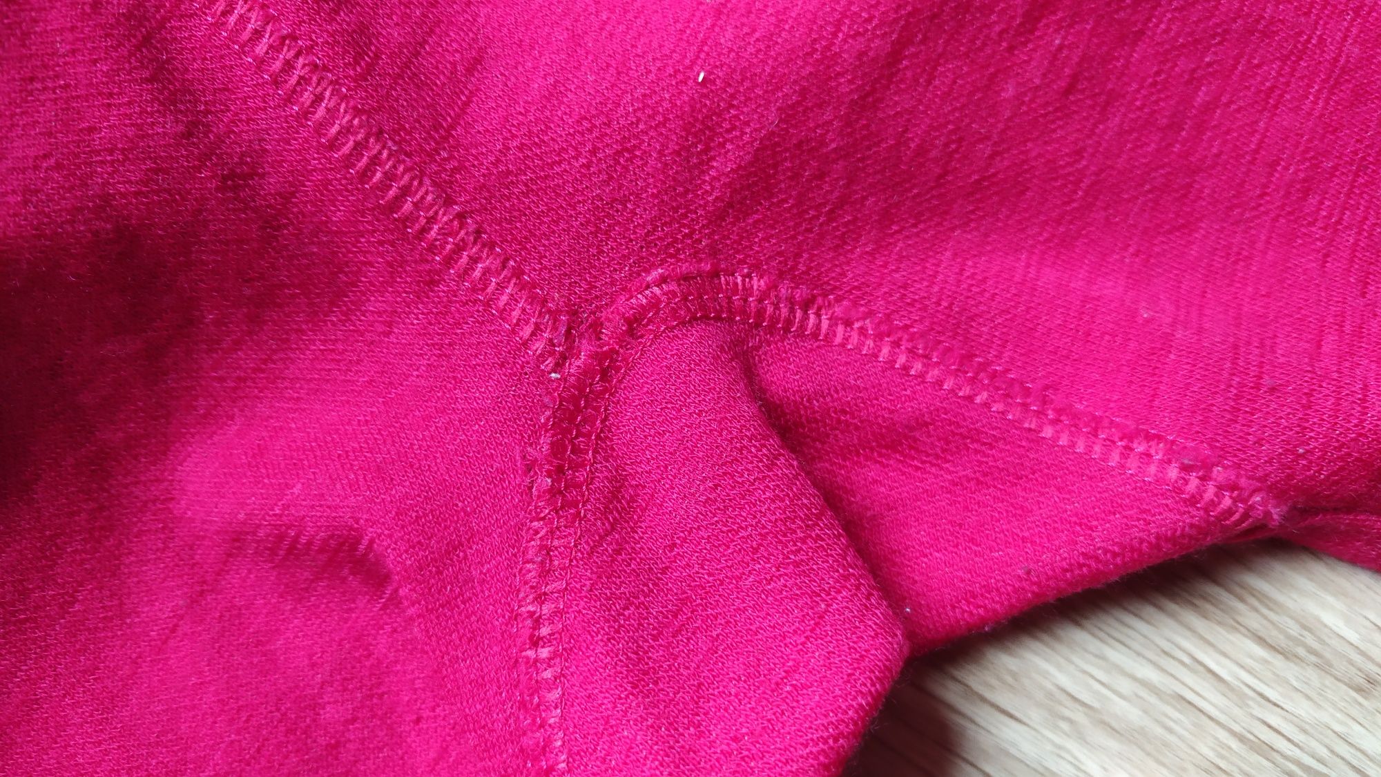 Spodnie leginsy różowe KappAhl 122 48% wełna