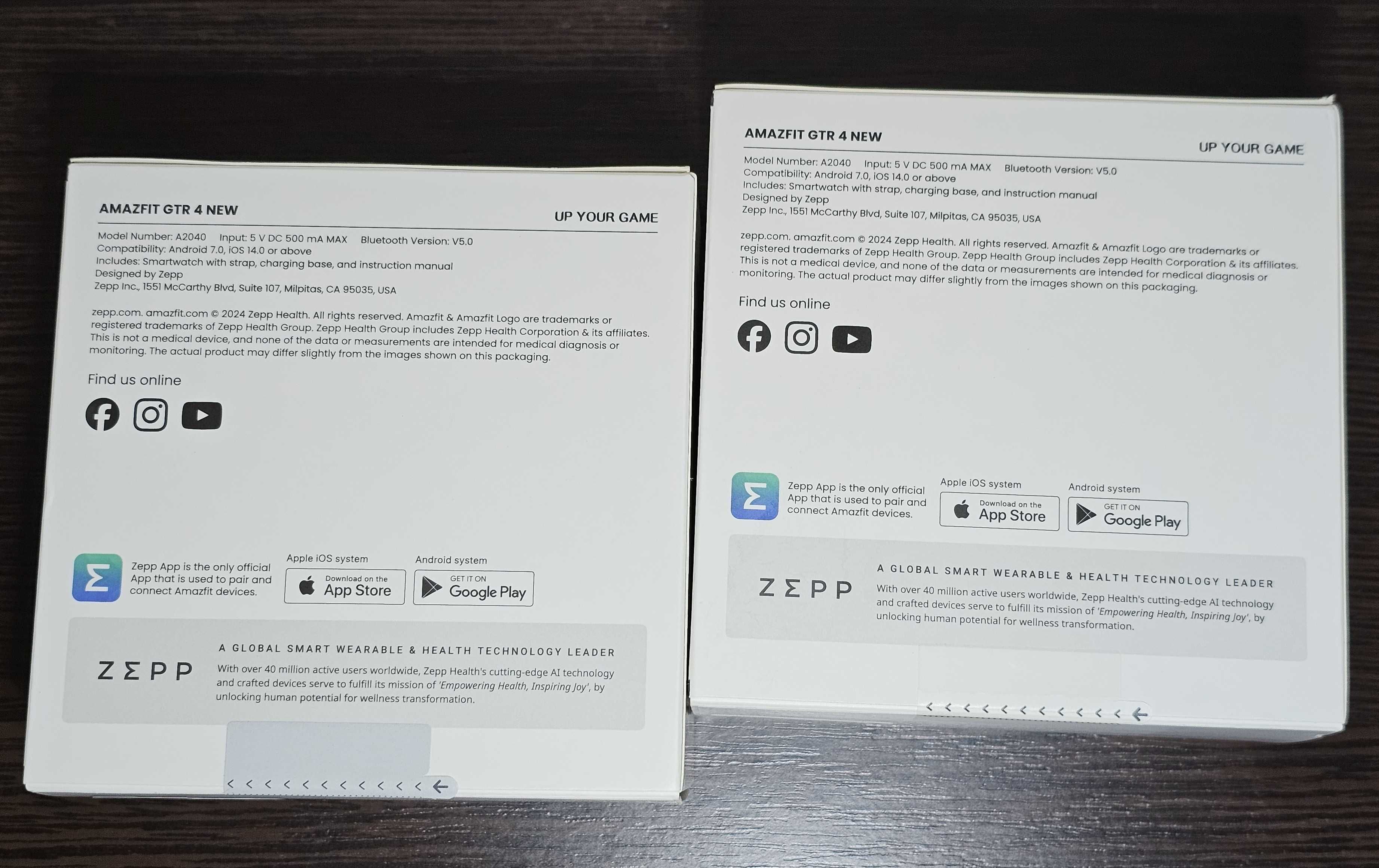 Смарт-годинник Xiaomi Amazfit GTR 4 NEW Black AMOLED GPS ZeppOS Calls