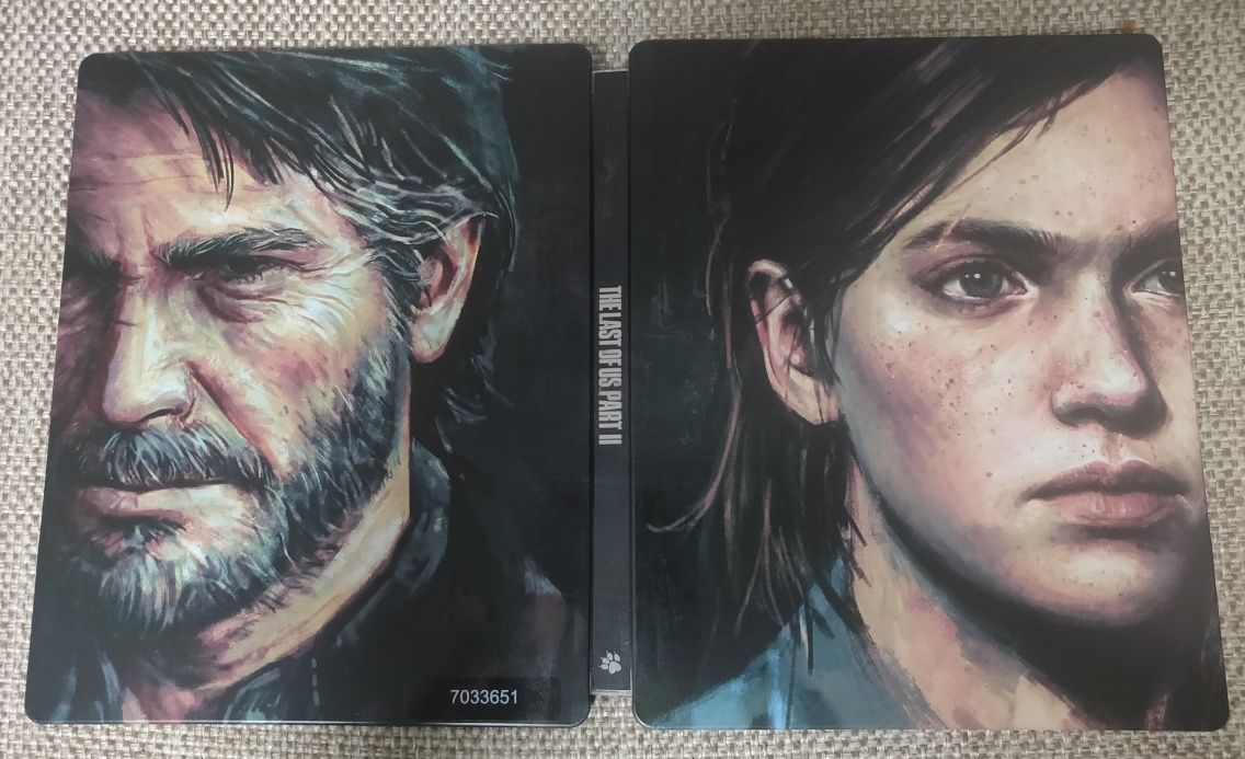 The last of us part 2 with limited edition steelbook