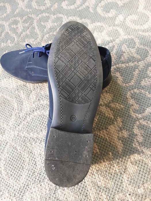 Buty mokasyny trzewiki komunia wesele jak nowe roz 35