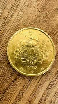Moeda rara 50 centimos 2002 italia
