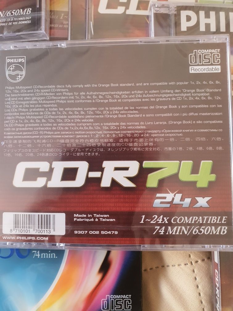 Płyty CD Philips Tdk nowe zafoliowane