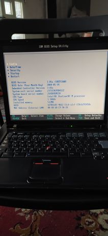 IBM ThinkPad T40 dla kolekcjonera/do diagnostyki