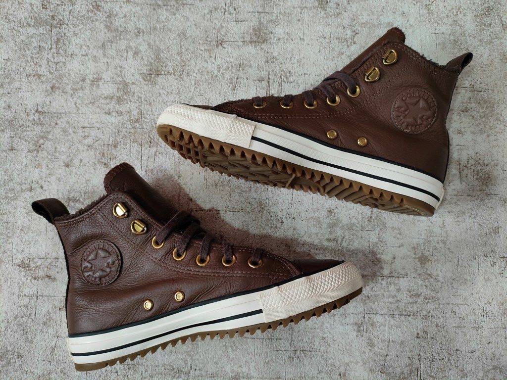 Кросівки Converse All Star (утеплені) р-36.5 кроссовки кеды зимние кож