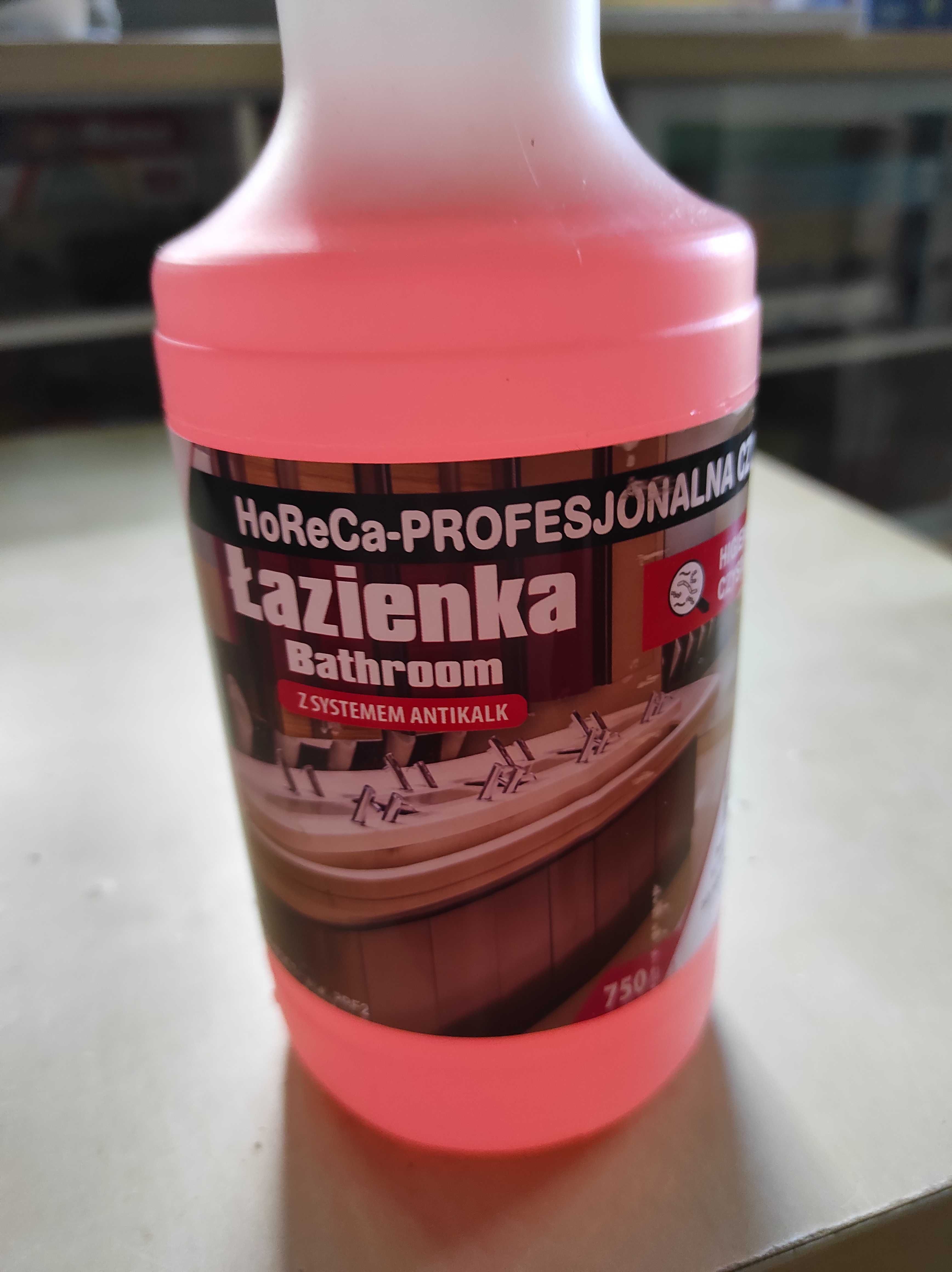 Płyn do mycia łazienek. Jest 10 szt.