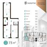 Продам квартиру  2 кімнатна.Манхеттен