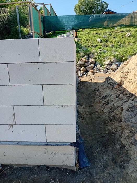 Кладка газобетона, цегли, шлакоблока,